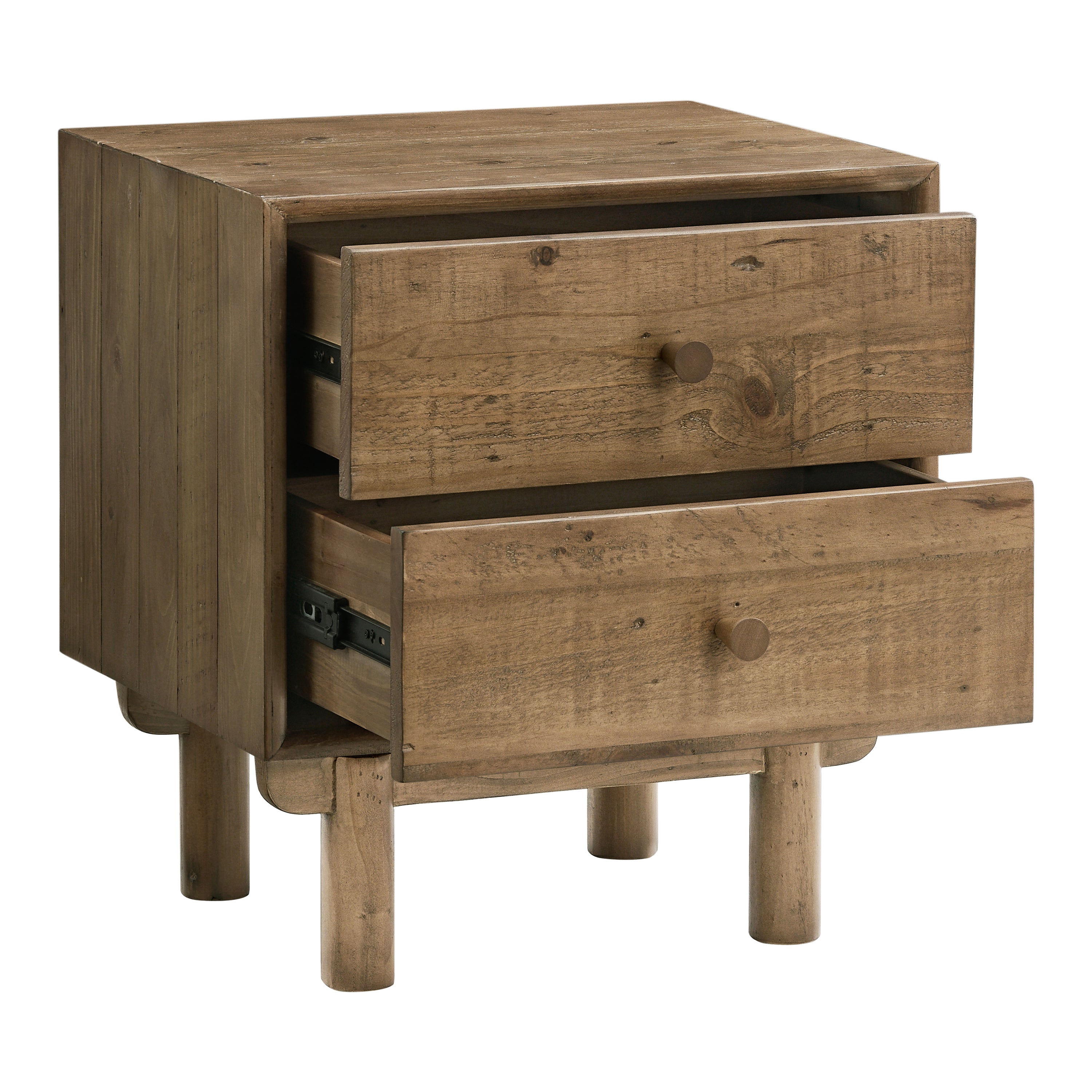 Washington 2 Drawer Bedside Table