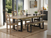 Tulsa Dark Extendable Dining Table (180cm - 240cm)