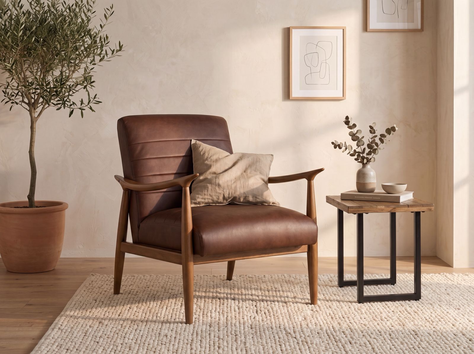 Spruce Eco Brown Armchair