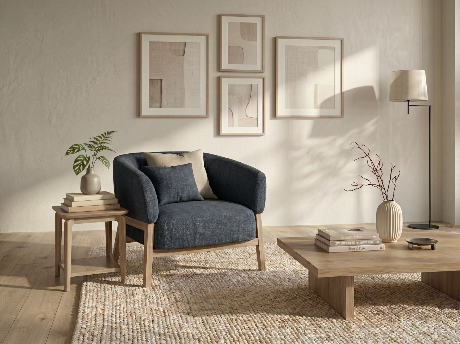 Palm Eco Blue Armchair