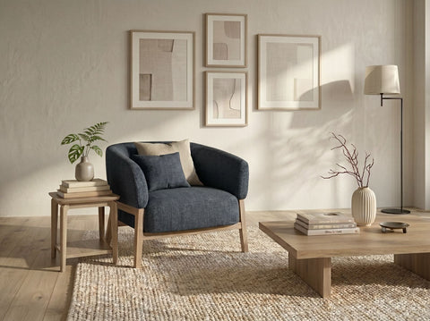 Palm Eco Blue Armchair