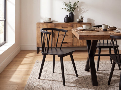 Bogart Black Dining Chair Set Of 2