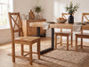 Brooklyn Light Cross Back Dining Chair (Set of 2)