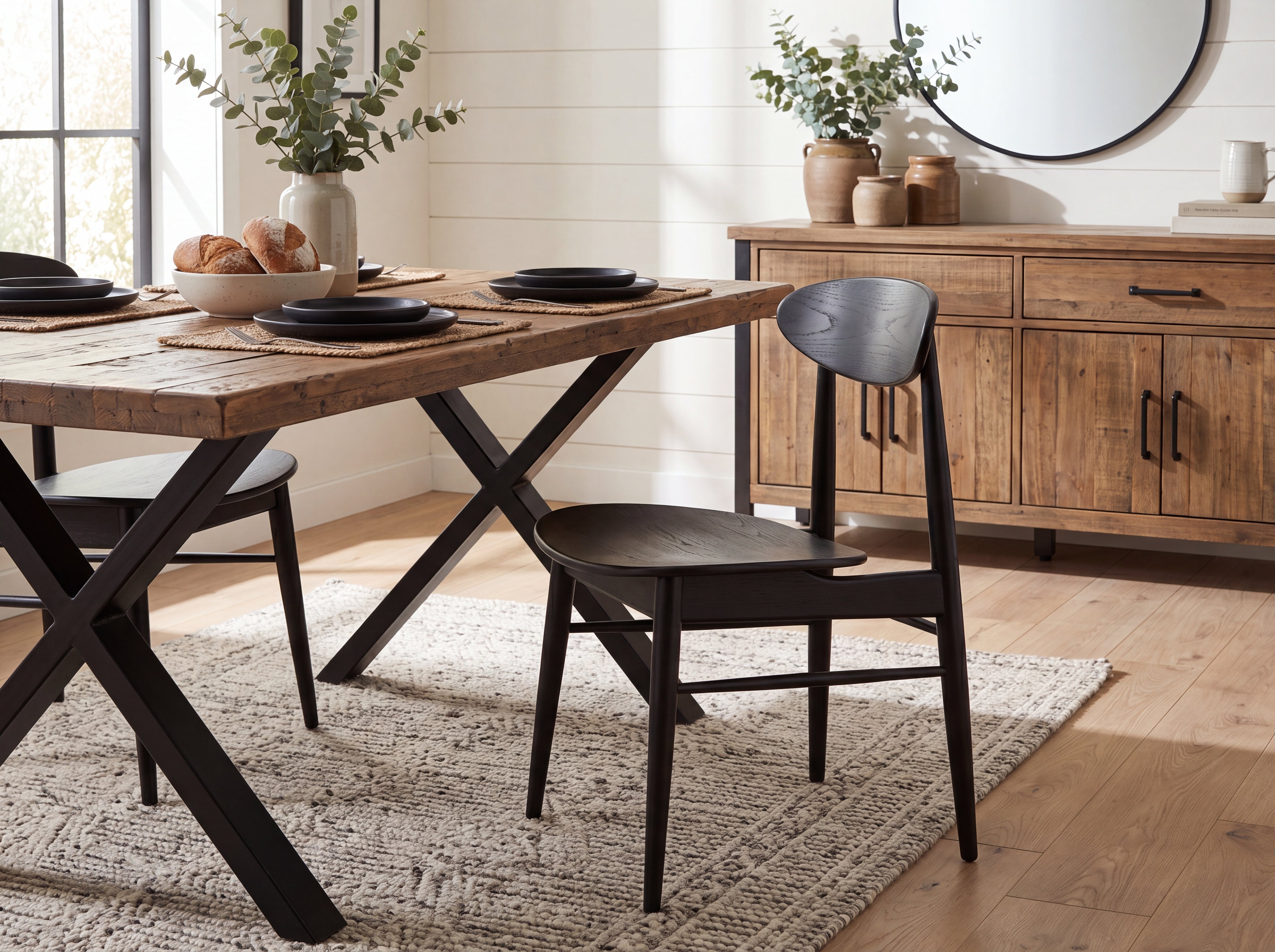 Gabo Black Dining Chair Set Of 2