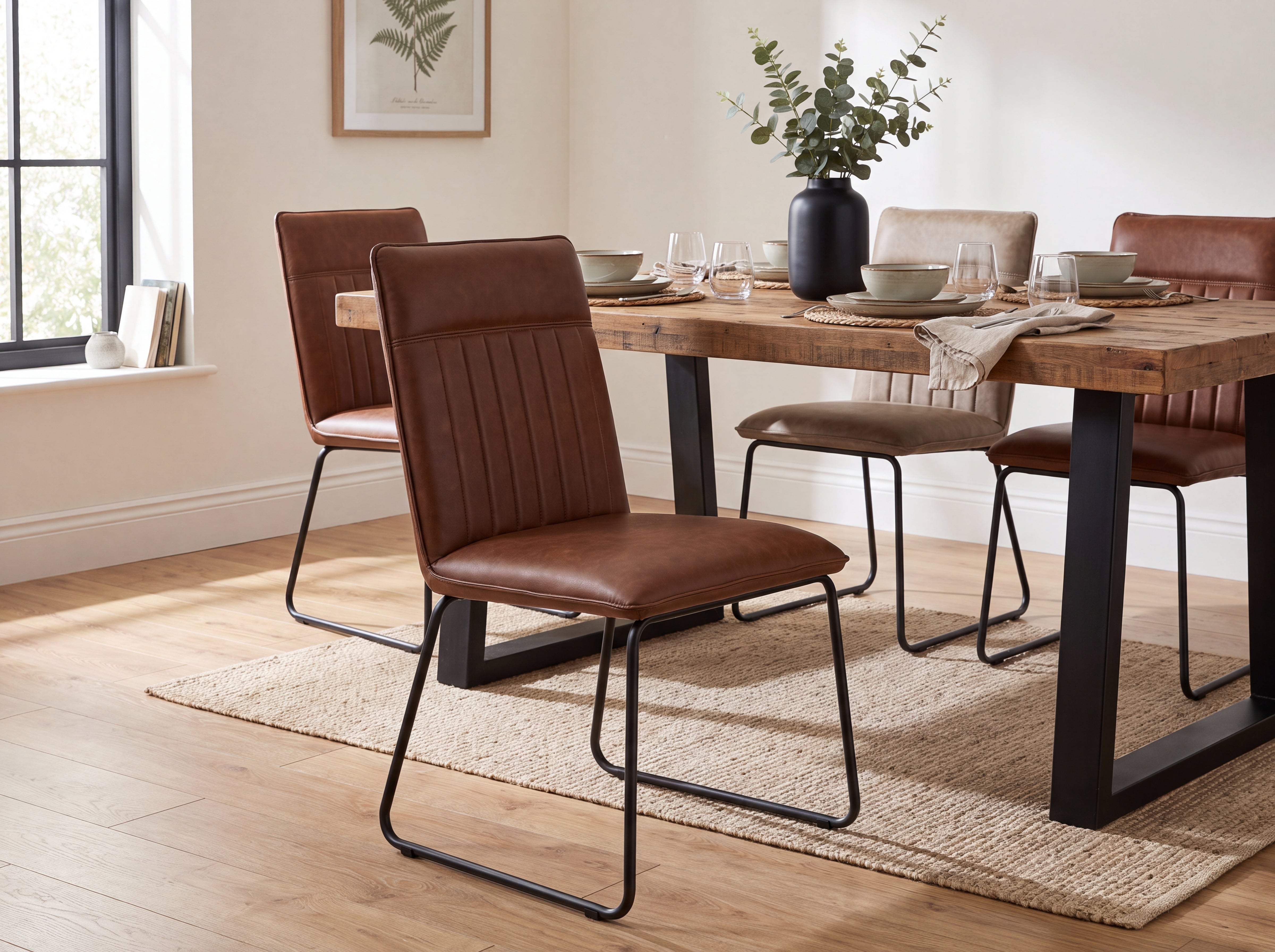 Grainger Brown Dining Chair Set Of 2