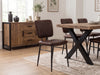 Houston Brown Dining Chair Set Of 2