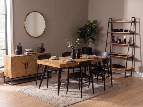 Mode 180-240cm Extendable Dining Table & Gabo Dining Chairs