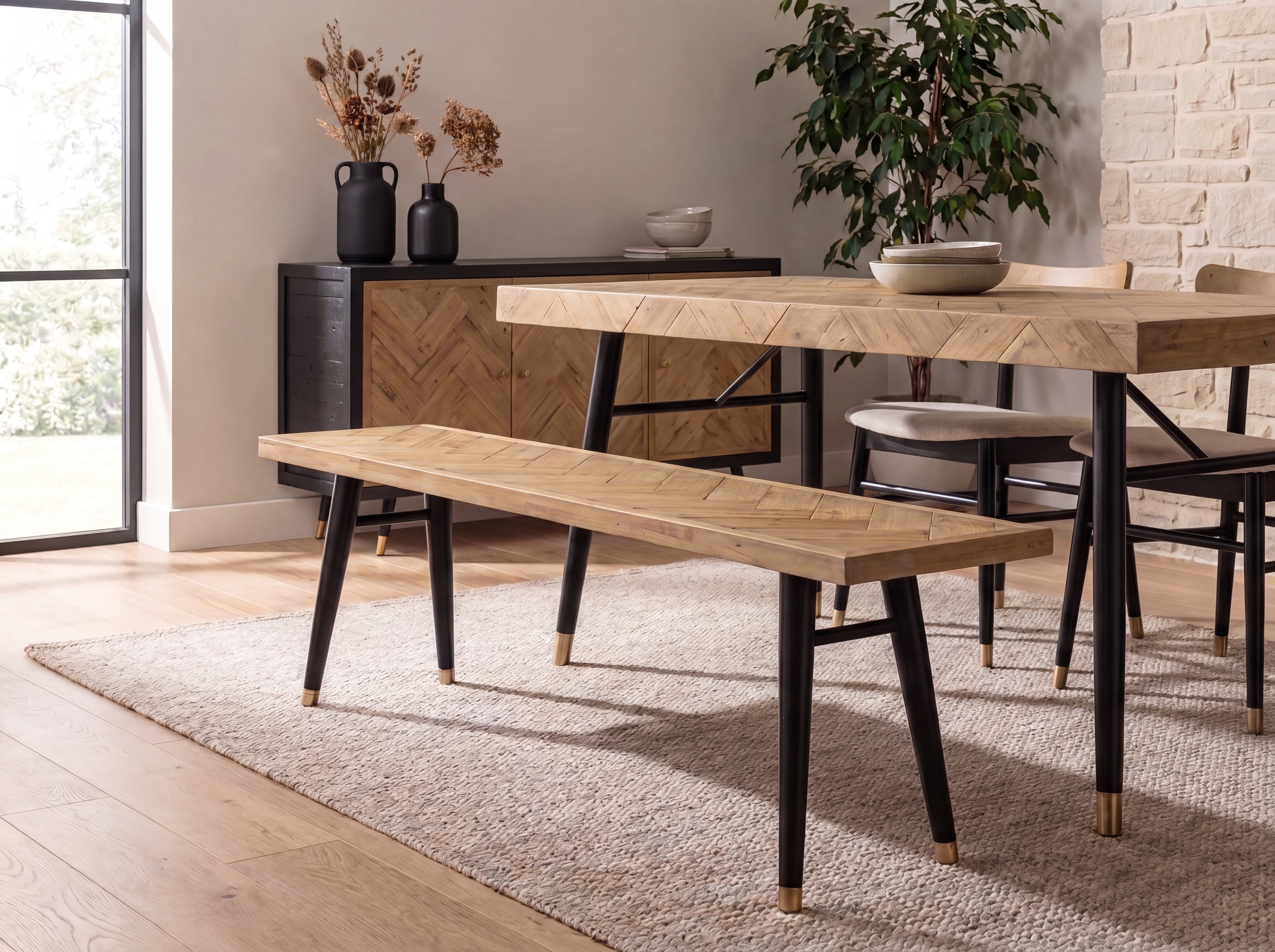 Mode Reclaimed Wood Bench