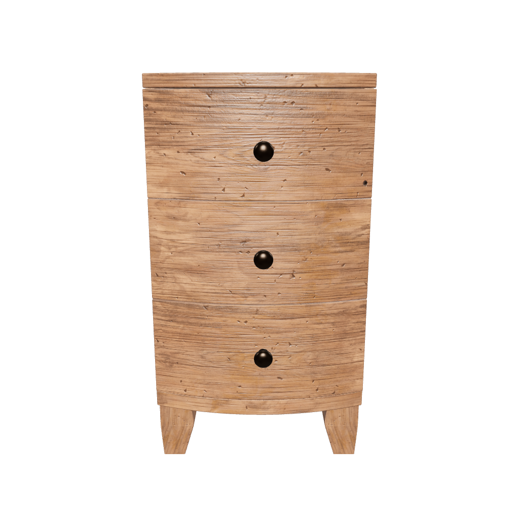 3 Drawer bedside table