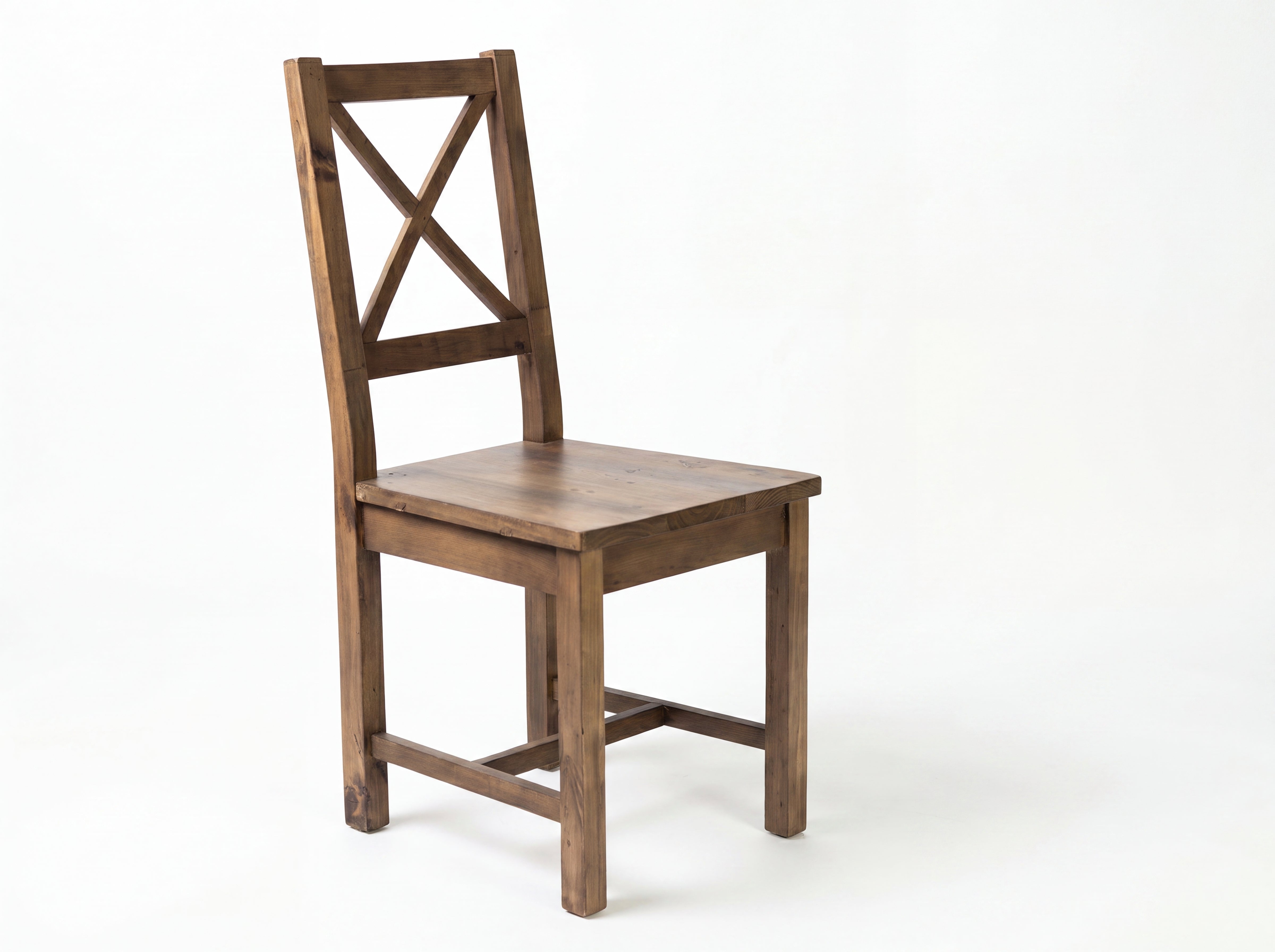 Tulsa Dark Cross Back Dining Chair (Set of 2)